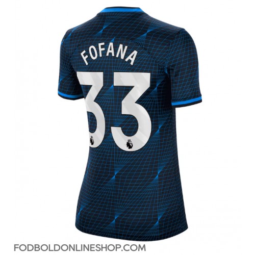 Chelsea Wesley Fofana #33 Udebanetrøje Dame 2023-24 Kortærmet